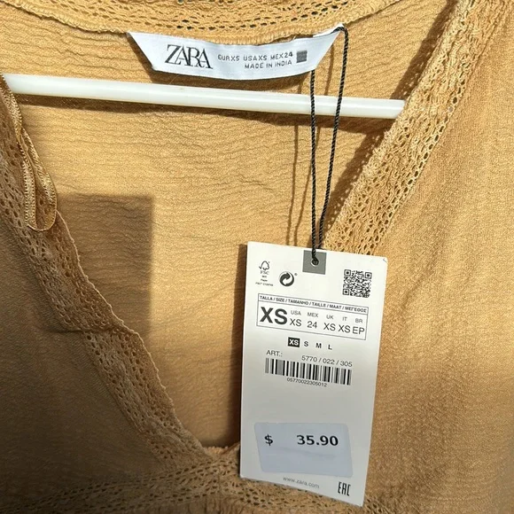 Zara crop top - New with tags - Picture 2 of 3